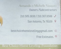 Best choice home leveling foundation repair